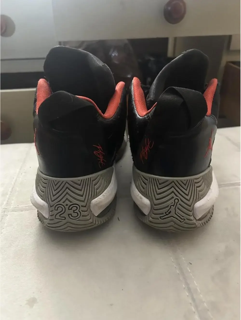 Jordan red accents